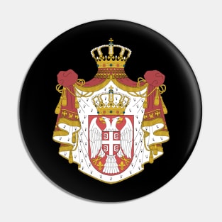 Coat of arms of Serbia Pin