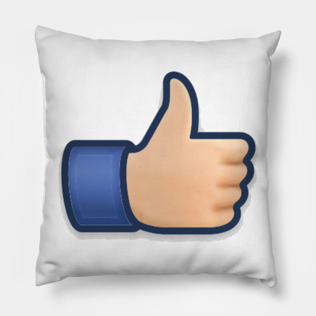 thumbs up emoji pillow