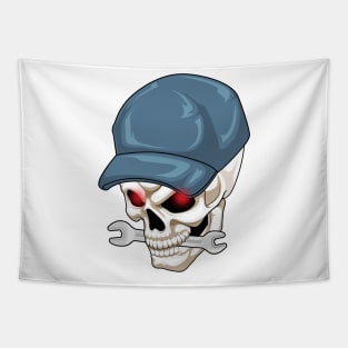 Skull Craftsman Wrench Tapestry