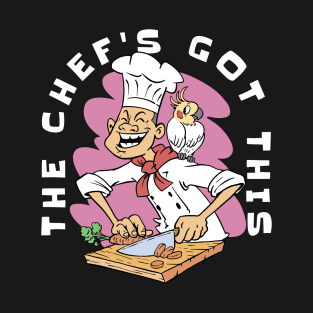 Chef's Buddy: Culinary Cockatiel T-Shirt