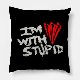 symbol on im with stupid Pillow