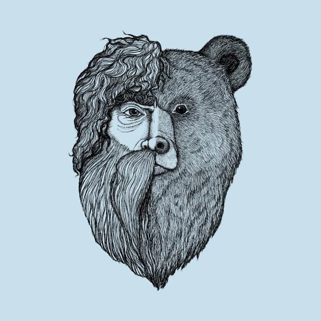 Wild Bear Man by JessieFroese