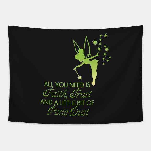 Fairy Quote Tapestry by kimhutton