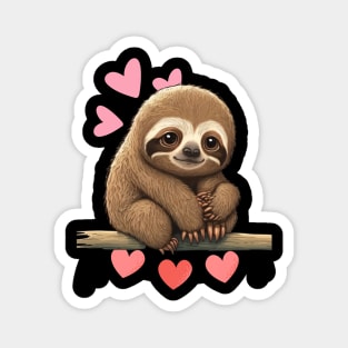 sloth loving flash Magnet