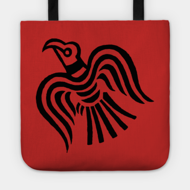 Viking Banner Raven Symbol - Norse Symbol - Tote ...