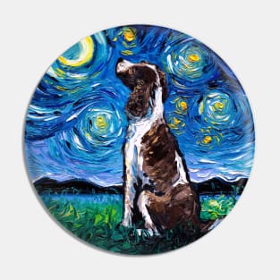 English Springer Spaniel Starry Night Pin