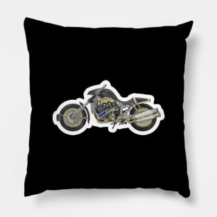 Hardy-Daytona (Cloud Strife's bike) Pillow