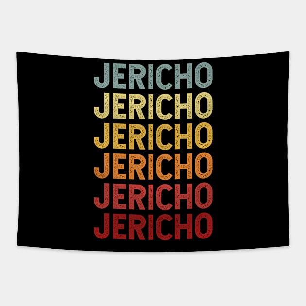 Jericho Name Vintage Retro Gift Named Jericho Tapestry by CoolDesignsDz