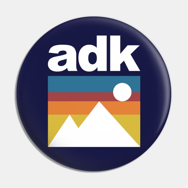 Adirondack Mountains ADK Pin by PodDesignShop