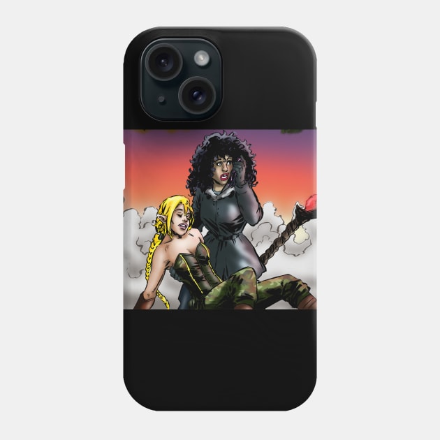 Sandra catches Aristar Phone Case by TMCcomic