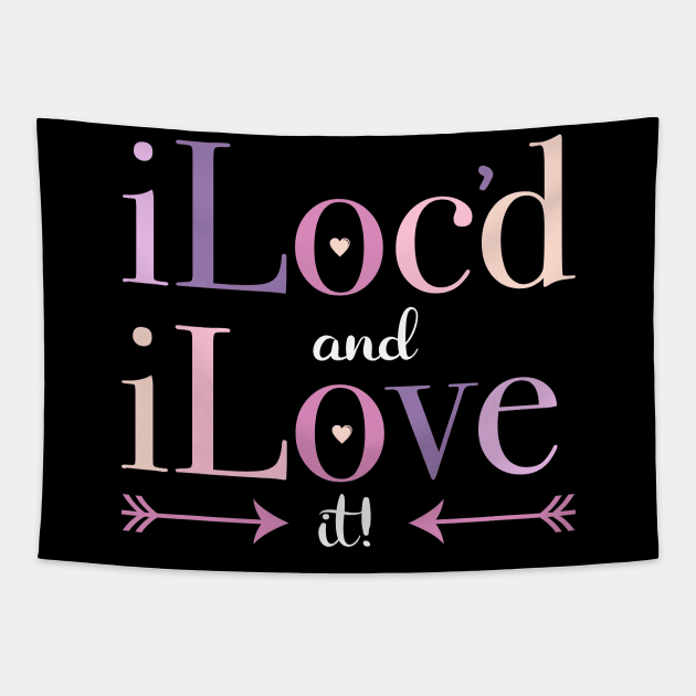 iLoc'd and iLove It Locs Dreadlocks Tapestry by blackartmattersshop