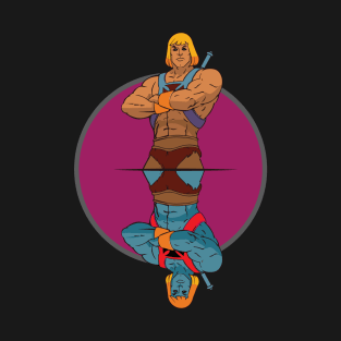 he-man vs evil he-man T-Shirt