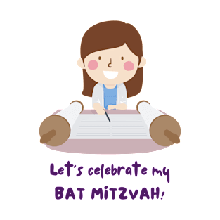 Let's Celebrate My Bat Mitzvah - Funny Yiddish Quotes T-Shirt