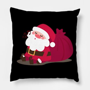 santa and sack gift Pillow