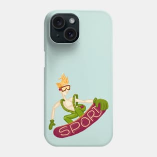 Snowboarder Phone Case