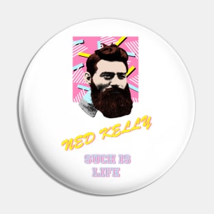 Ned Kelly (80s style) Pin