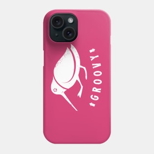 Funny Woodcock got the groove. Minimal art of a vibing bird Phone Case