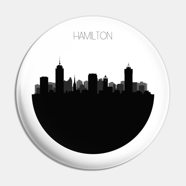 Hamilton Skyline Pin by inspirowl