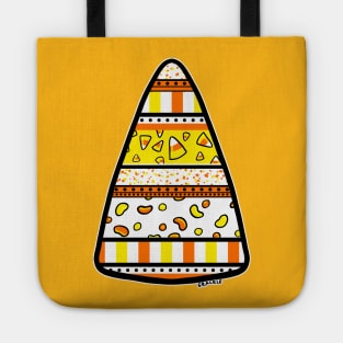 Halloween Candy Busy Stripes Tote