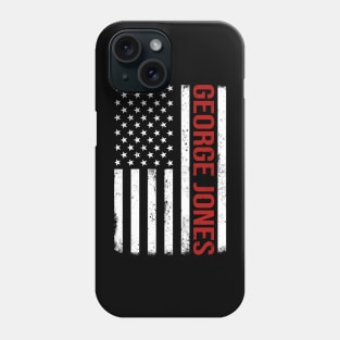 Graphic Jones Proud Name US American Flag Birthday Gift Phone Case