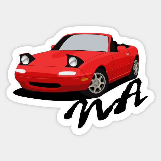 Miata Na Mazda Miata Na Sticker Teepublic