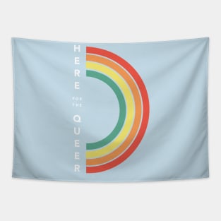 "Here for the Queer" Tapestry