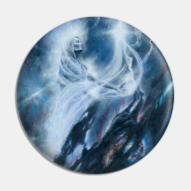 Varda of the Stars Pin by Kip Rasmussen Tolkien Art