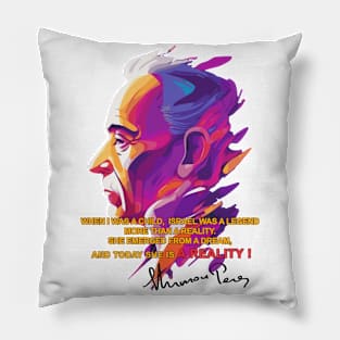 Shimon Peres Pillow