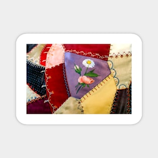 Crazy patchwork pattern Magnet