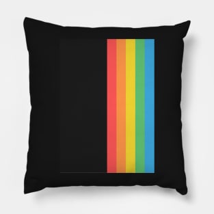 Groovy-Colorful Rainbow Pillow