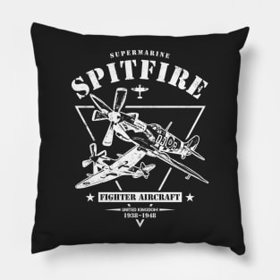 Supermarine Spitfire WW2 Fighter Pillow