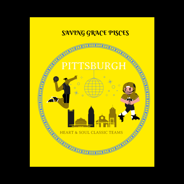 Pittsburgh Classic Teams by Pod11 Prints