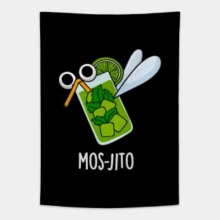 Mos-jito Cute Mojito Drink Pun Tapestry