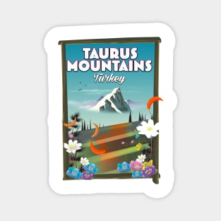 Taurus Mountains Turkey Magnet