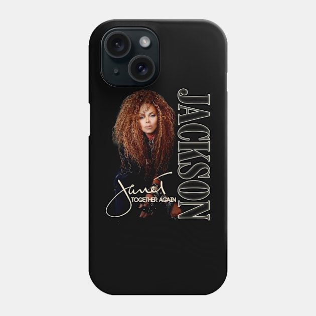 Janet Jackson Vintage Janet Together Again Phone Case by Garza Arcane