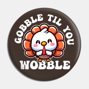 Thanksgiving Cute Kawaii Turkey Pin