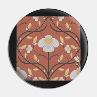 Floral Trellis Pin