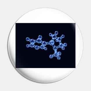 Nicotine Chemical Structure Pin