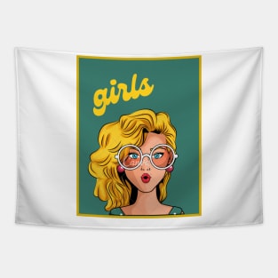 girls fashion Tapestry