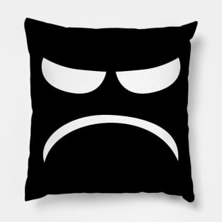 Mad Smile Face Graphic Sarcastic Emoticon Funny Pillow