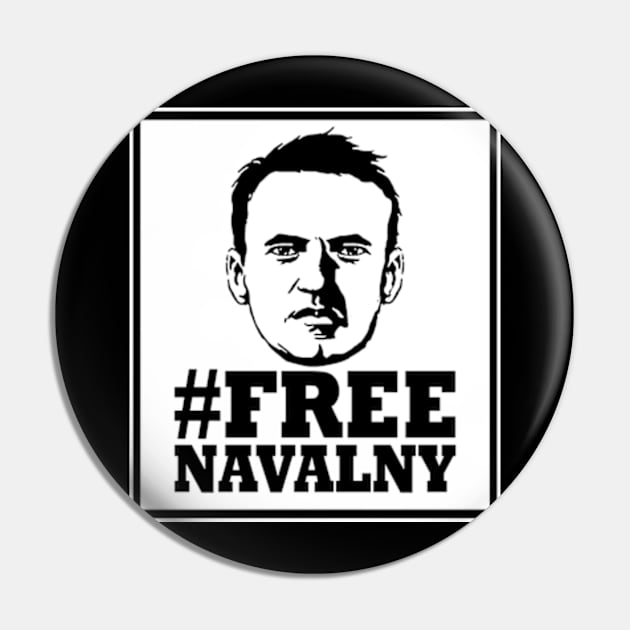 Free Navalny Pin by DurenOys