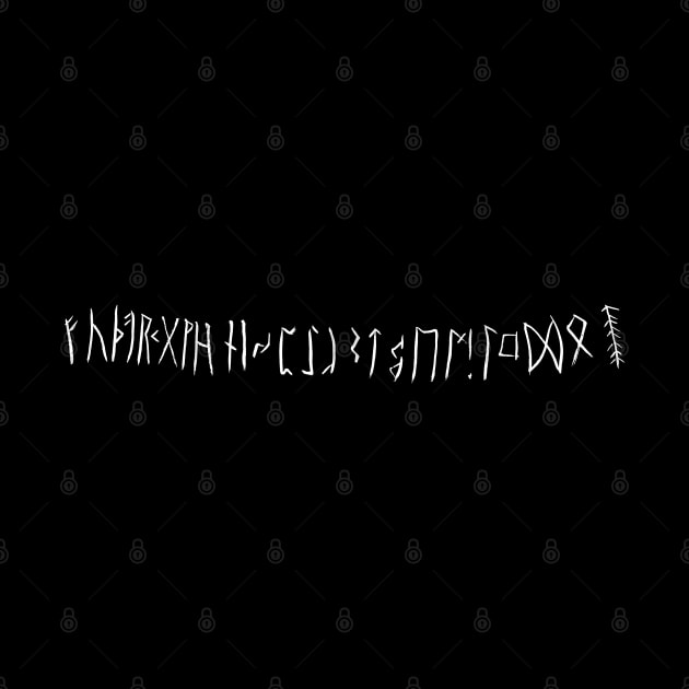 Kylver Stone Elder Futhark Rune Inscription by LaForma