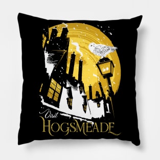 Visit Hogsmeade (yellow) Pillow