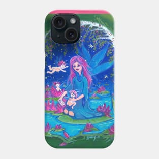 Lily fairy and babies Phone Case