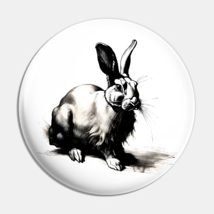 White Rabbit Pin