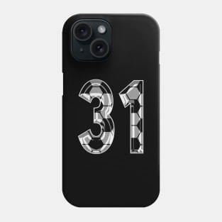 Soccer Number 31 Soccer Jersey #31 Soccer Mom Player Fan Phone Case