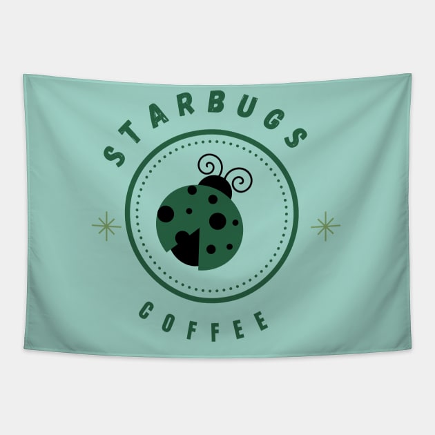 starbugs coffee Tapestry by HM-JK