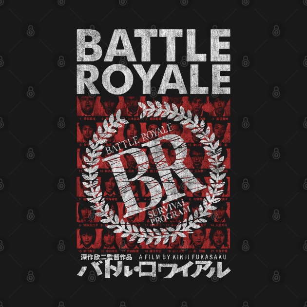 Battle Royale, DISTRESSED, Cult Classic, Manga by StayTruePonyboy