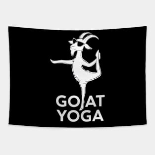 Goat Yoga With Goat Tapestry