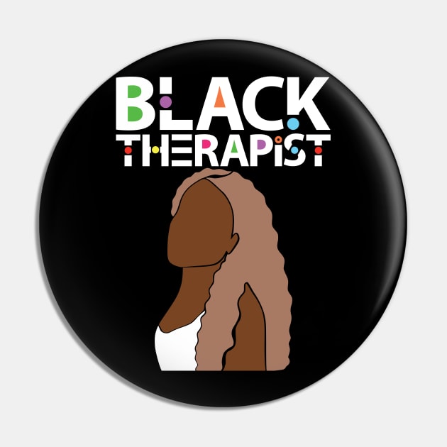 Black Therapist Pin by Chey Creates Clothes